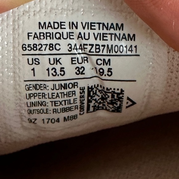 Converse Kids Breakpoint OX Mint Sneakers‎ Kids Size 1 - Picture 8 of 8